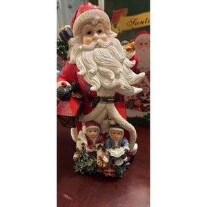 Vintage Christmas Collection by Linconshire  Santa with Children